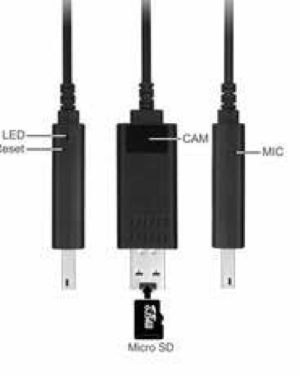 SMARTPHONE USB CABLE WI-FI DVR