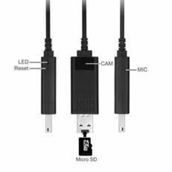 SMARTPHONE USB CABLE WI-FI DVR