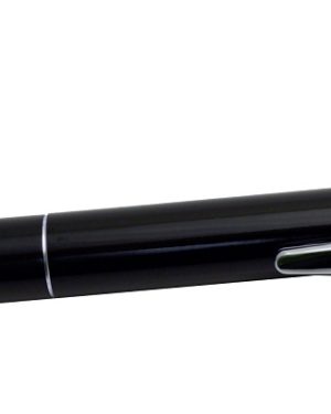 Black and Silver Recorder Pen